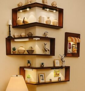 Corner Led Shelf Set